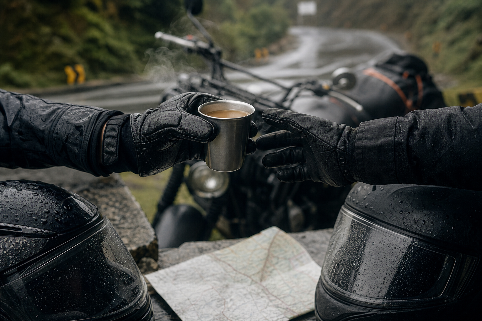 The cup passed around before sunrise.
